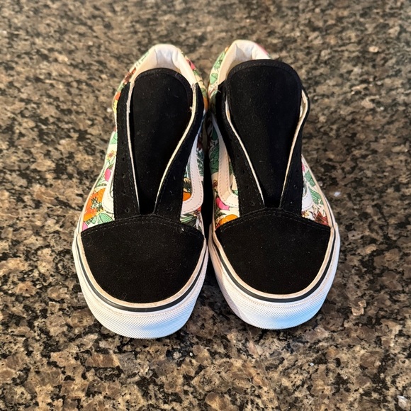 Vans multi tropic Black and Floral Canvas Sneakers EUC 8.5 - Picture 3 of 15
